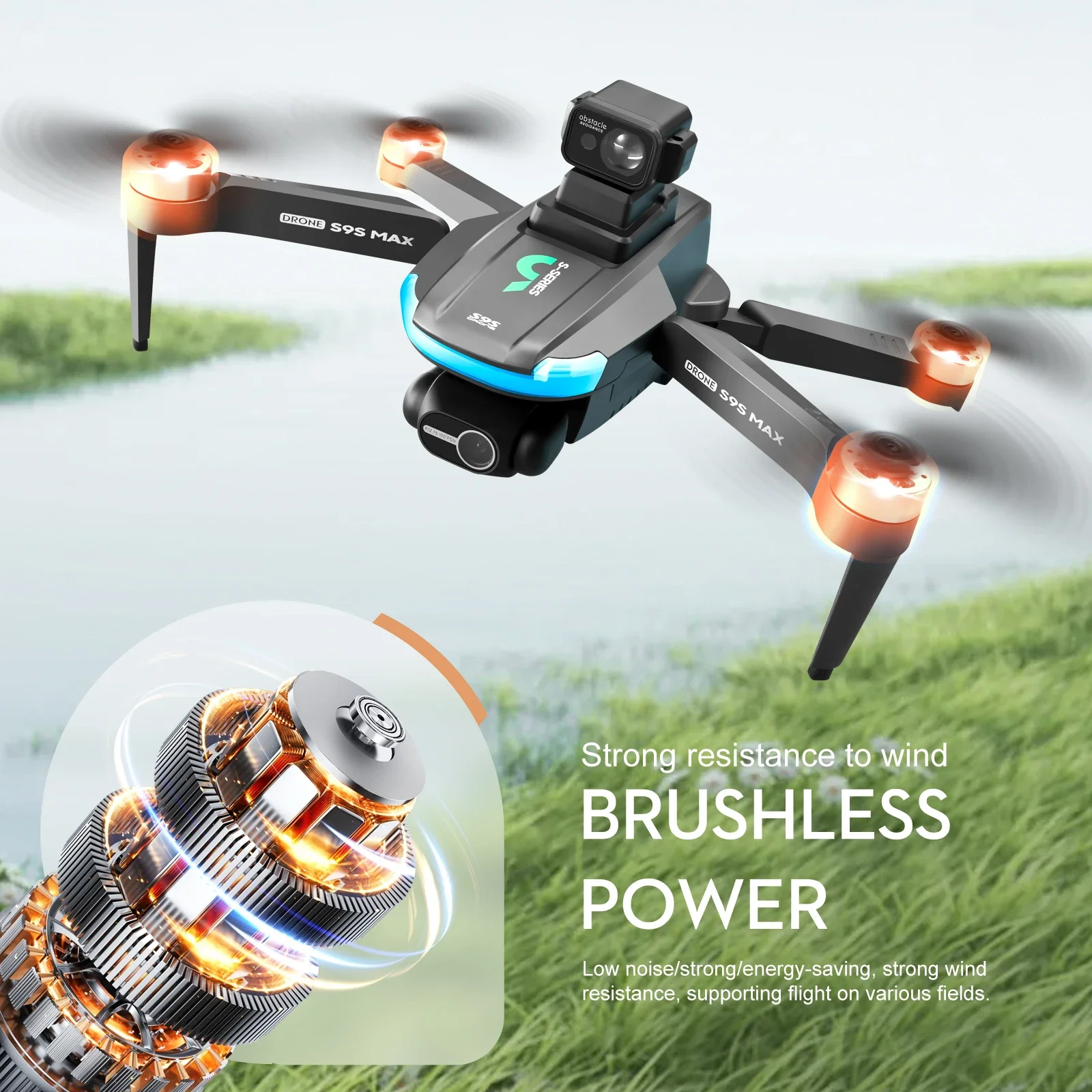 NEW S9S MAX MINI Drone 4K 2-Ax - Drone Cinematic 评论和价格