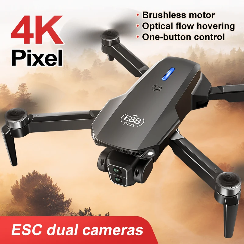 New E88 Plus Quadcopter Drone: - Drone Cinematic 评论和价格
