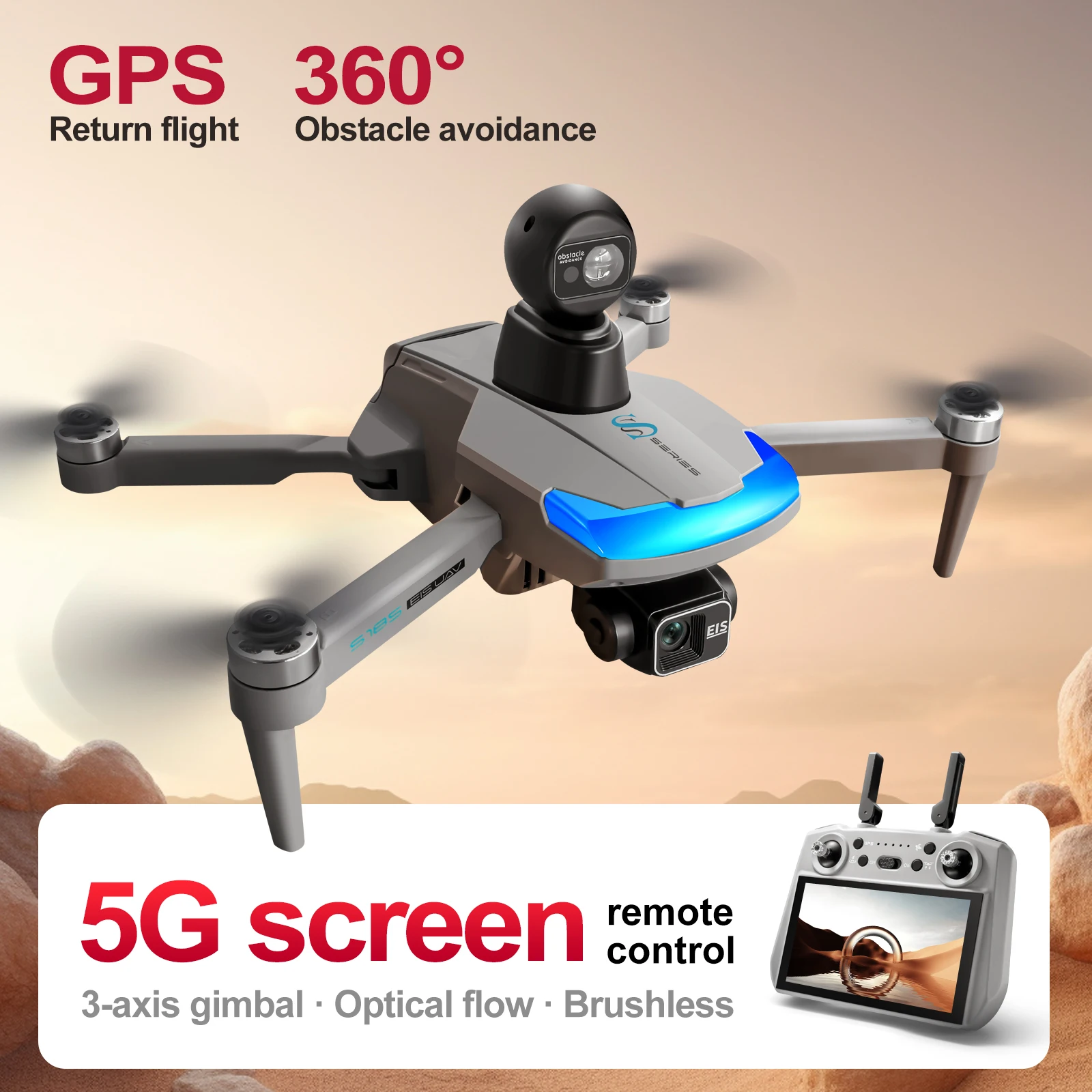 S185 Professional Drone 2.7K H - Drone Photogrammetry 评论和价格