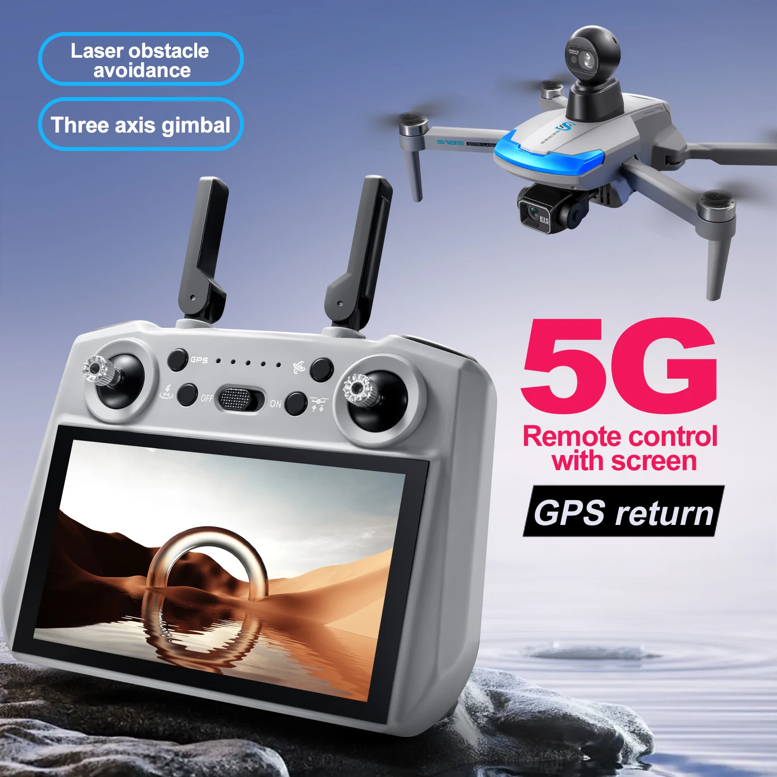 S185 Professional Drone 2.7K H - Drone Photogrammetry 评论和价格
