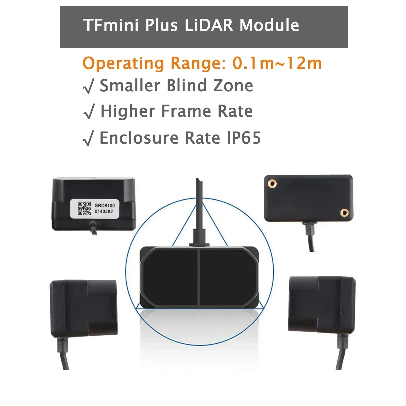 TFmini Plus LiDAR Sensor Modul - Drone Lidar 评论和价格